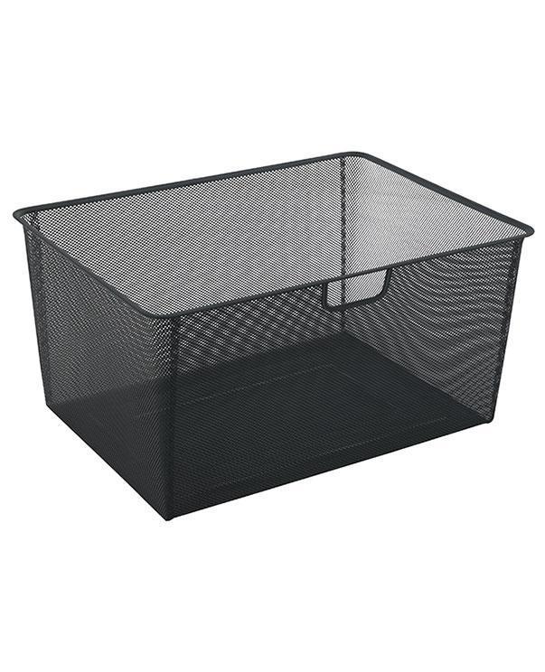 Корзина мелкосетчатая ПРАКТИК Home GBM 60х30 графит